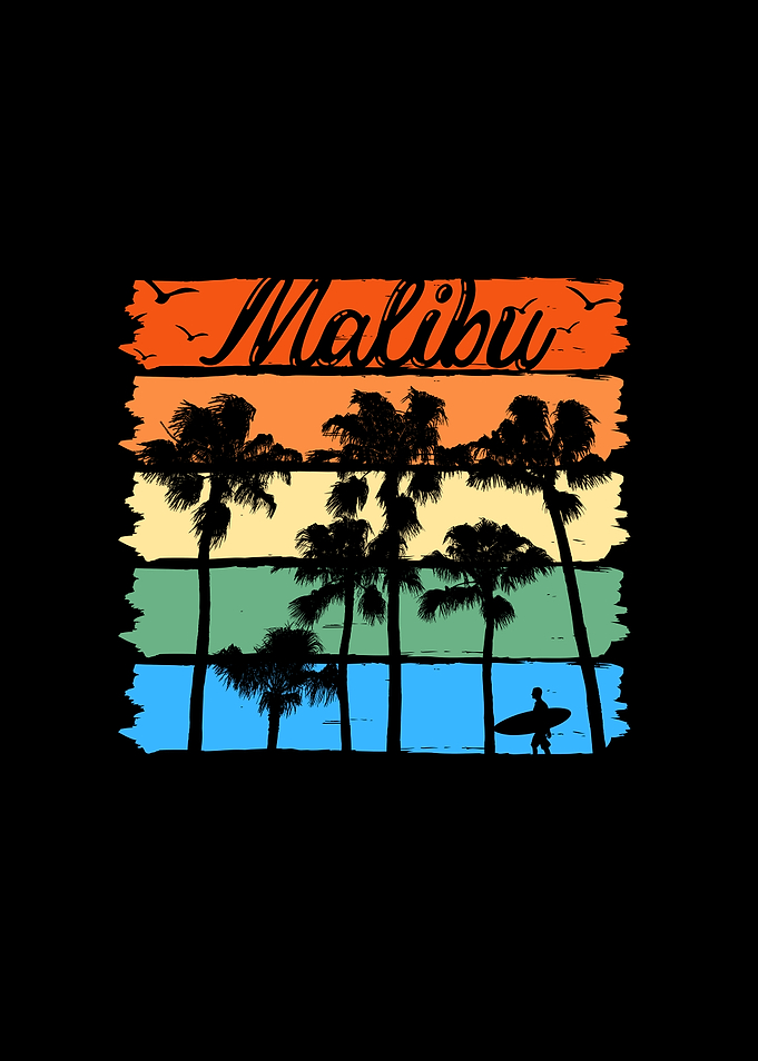 Malibu Sunset Surf