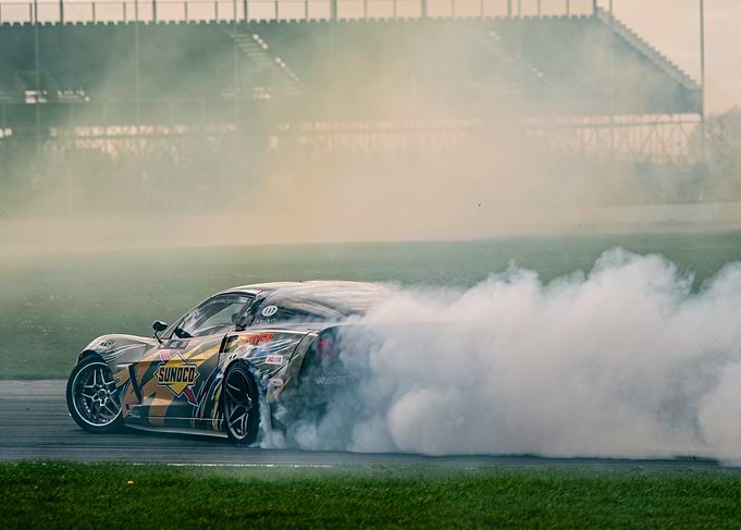 Drifting Corvette