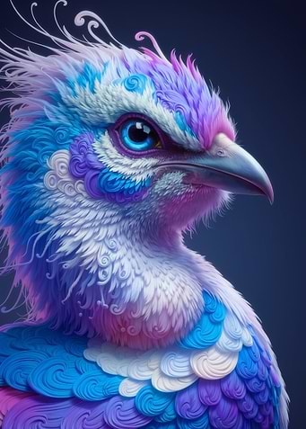 Fantasy Bird Portrait