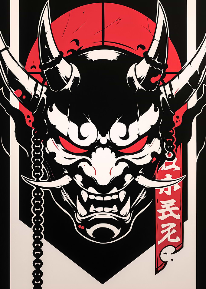 Bushido Oni Mask