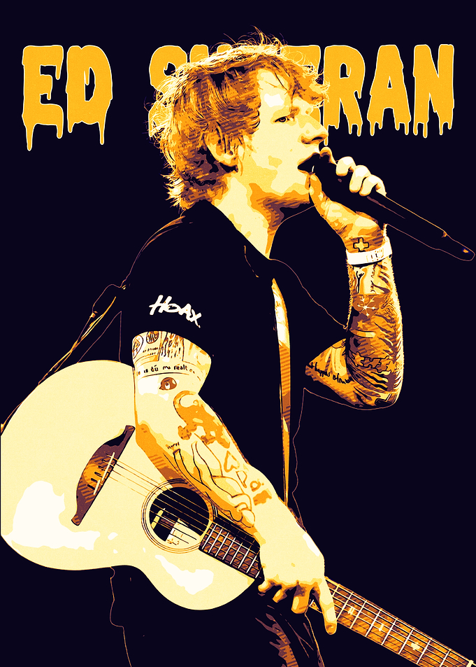 Ed Sheeran Music Poster