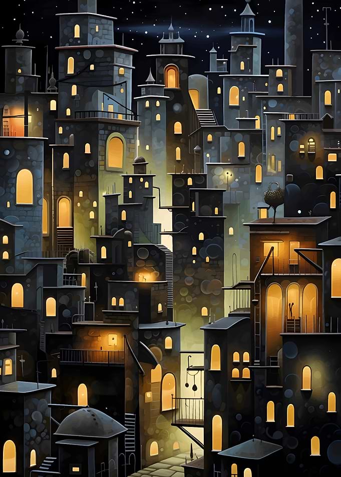 Nighttime Cityscape