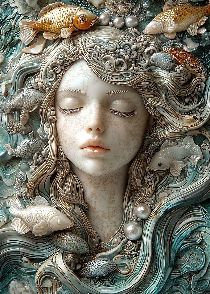 Serene Sea Goddess