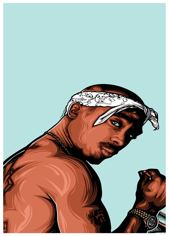 Tupac Shakur Portrait