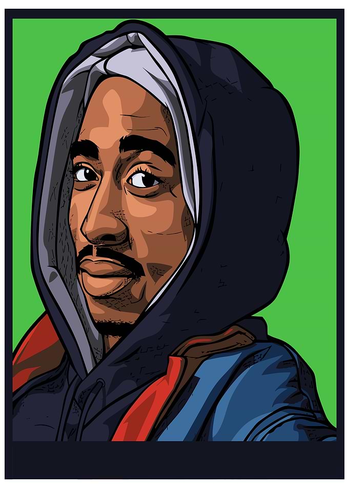 Tupac Shakur Portrait