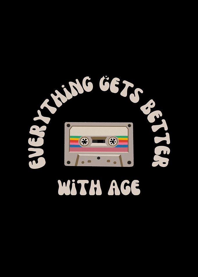Vintage Cassette Tape Design