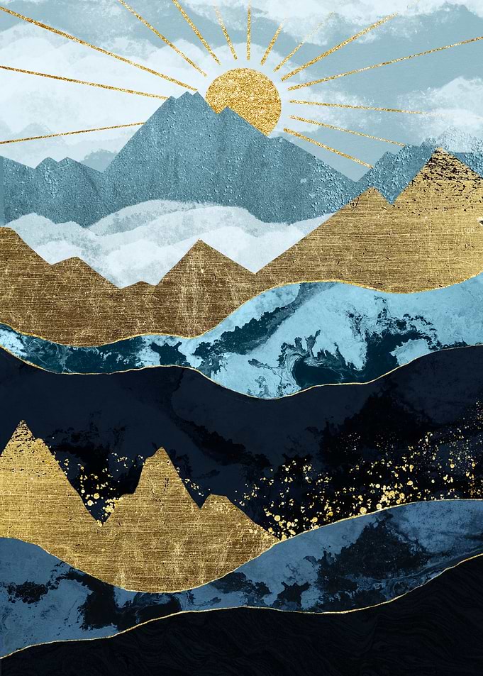 Gold Mountain Landscape