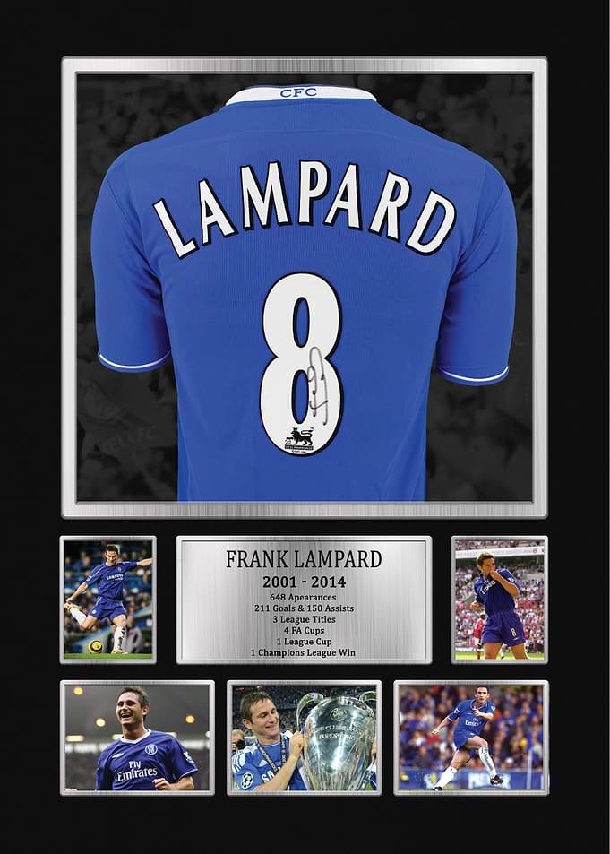 Frank Lampard Signed Chelsea Jersey Recreation