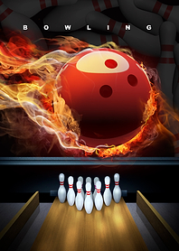 Bowling Ball on Fire