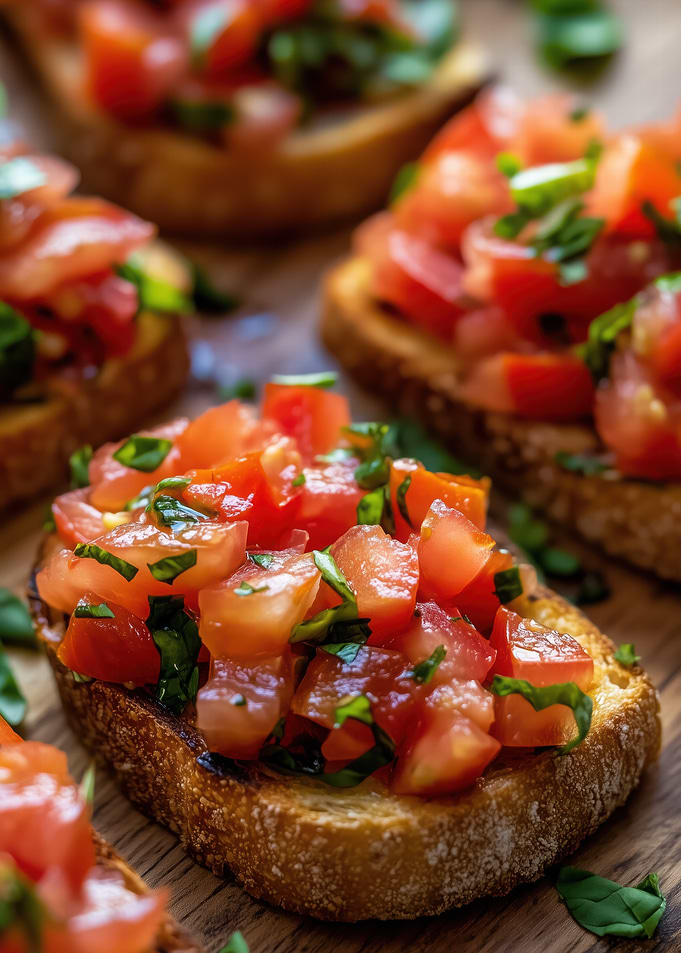 Tomato Basil Bruschetta
