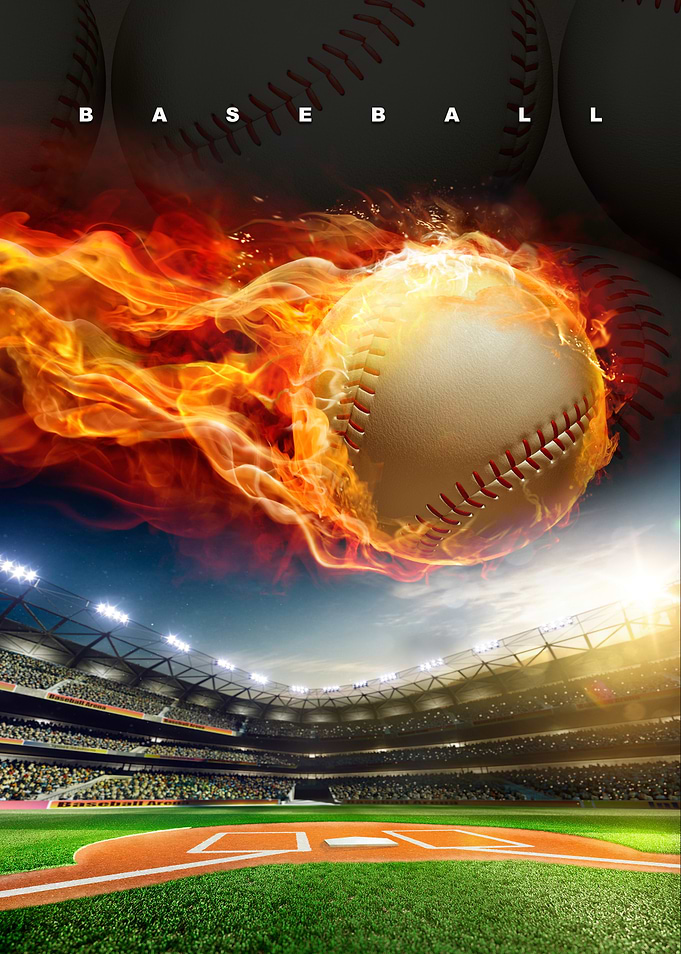 Fiery Baseball
