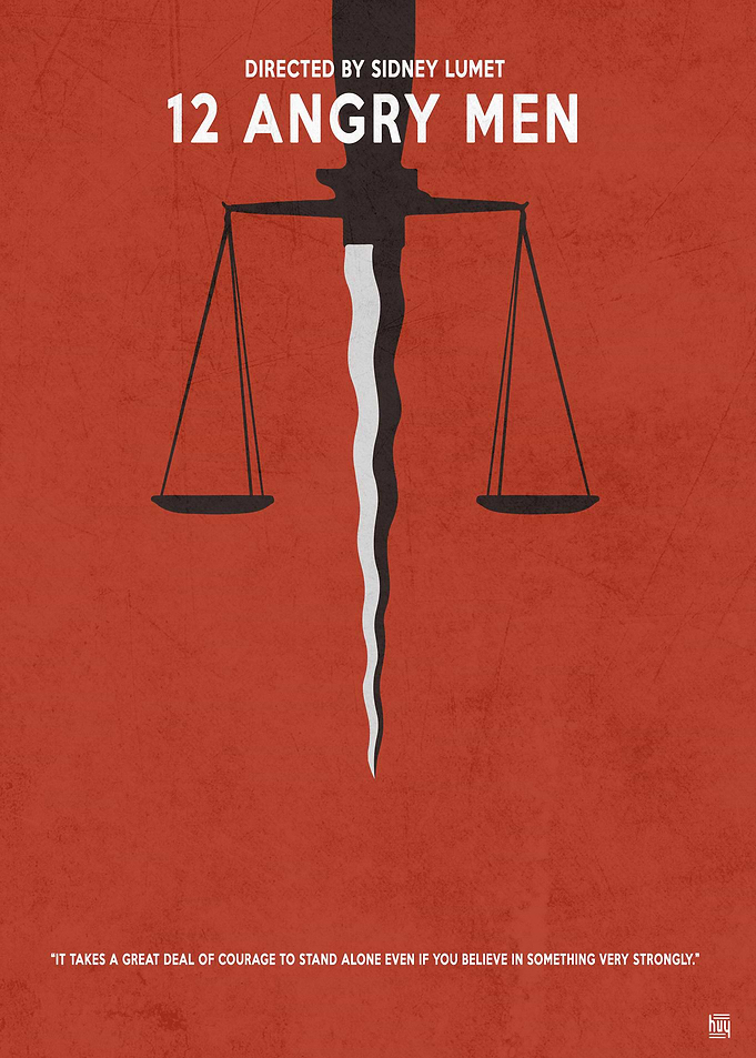12 Angry Men Minimalist Poster