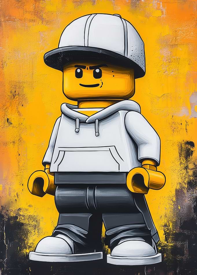 Toy Figure In Hoodie