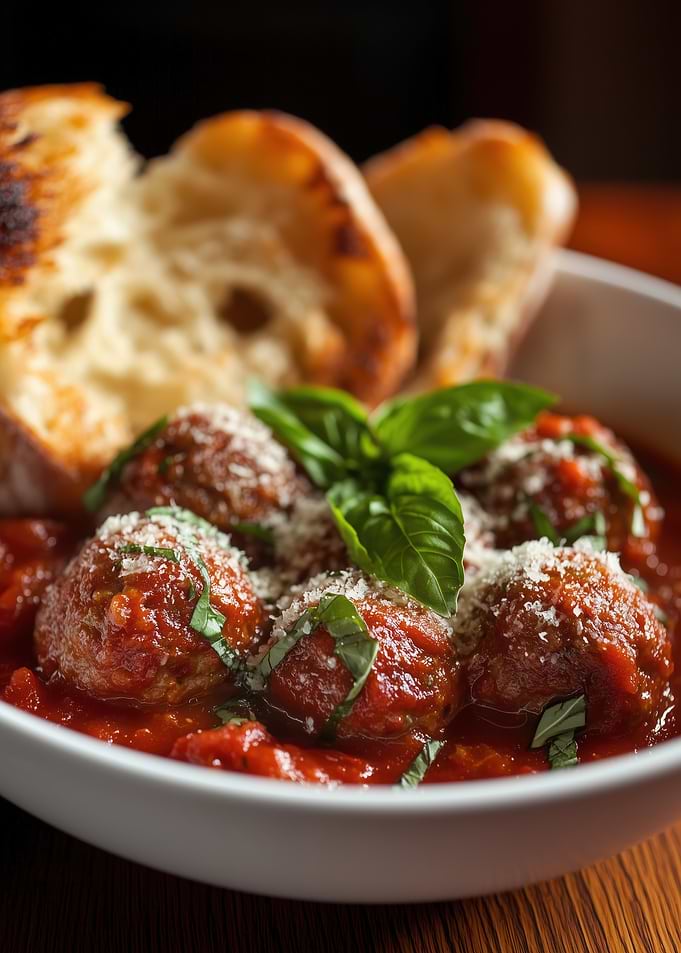 Meatballs in Marinara Sauce