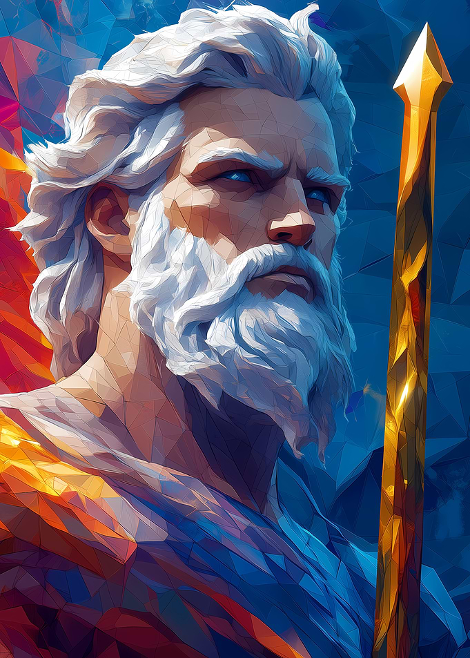 Poseidon Digital Art