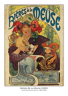 Art Nouveau Beer Poster