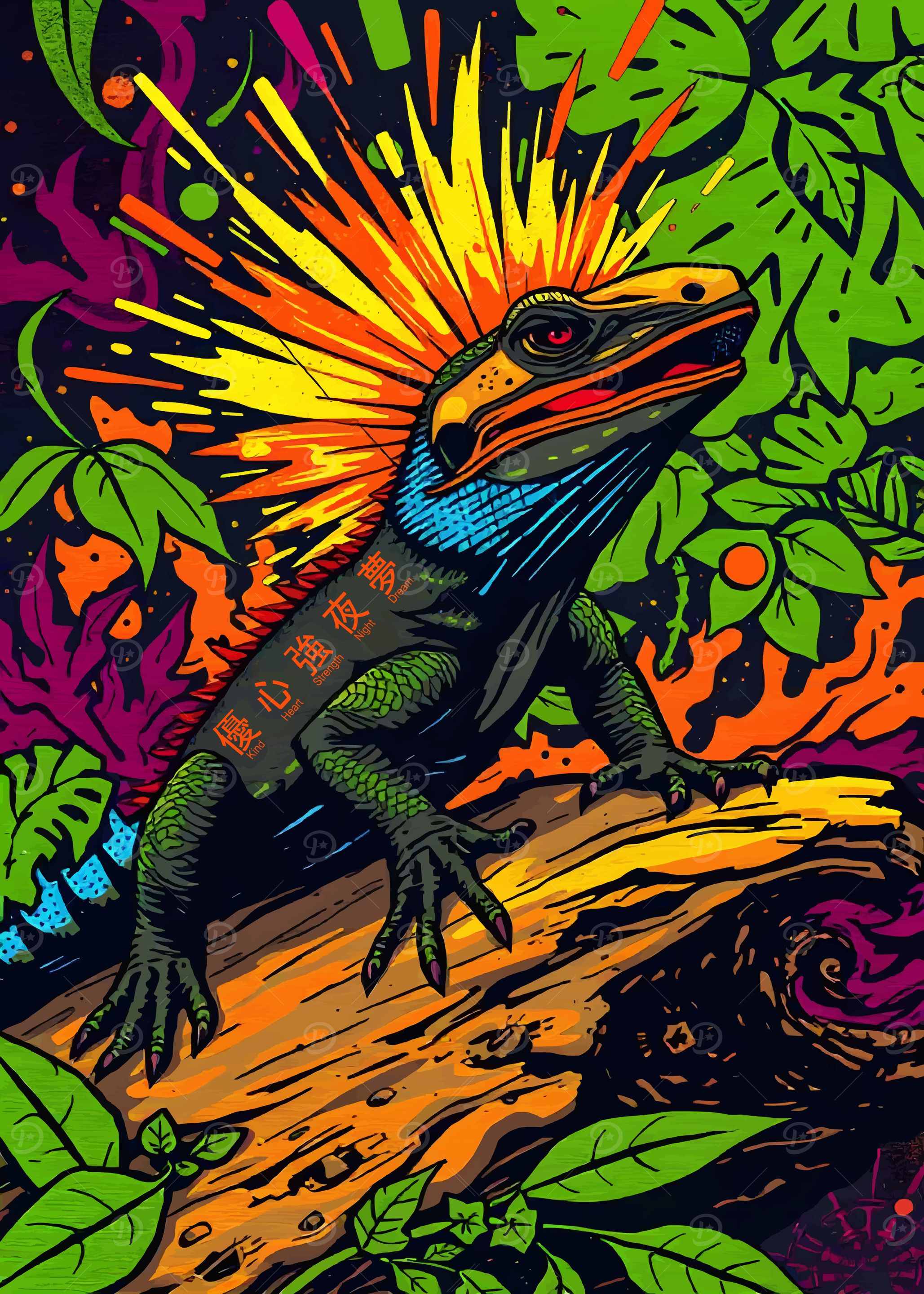 Lizard in Jungle