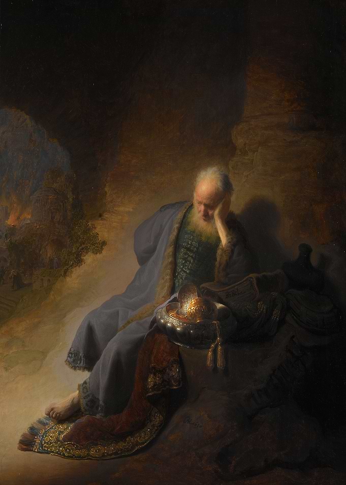 Jeremiah Lamenting Destruction Jerusalem