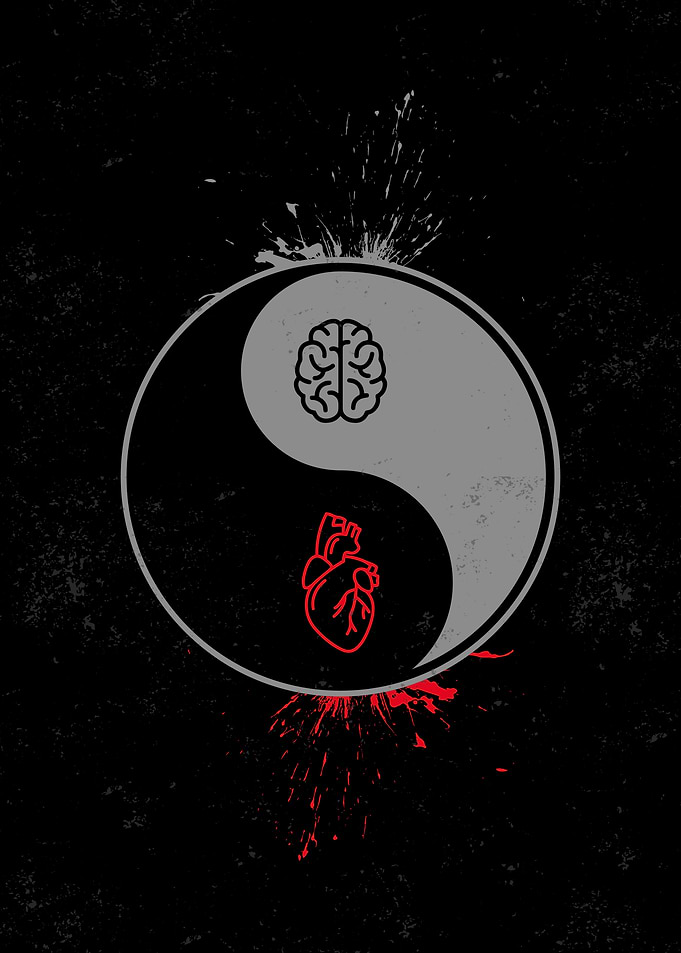 Yin Yang Heart and Brain