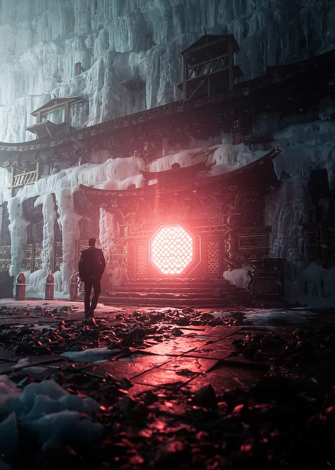 Frozen Temple Entrance