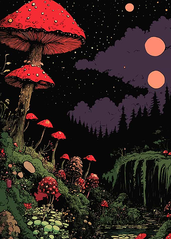 Enchanted Mushroom Forest