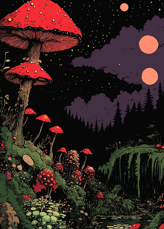 Enchanted Mushroom Forest