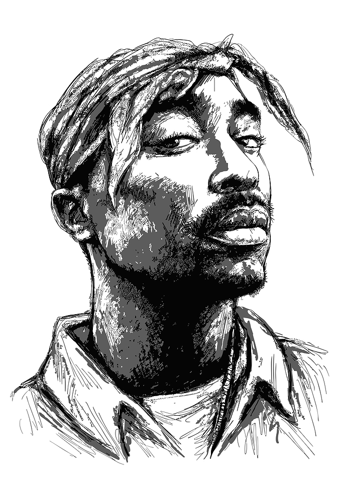 Tupac Shakur Portrait
