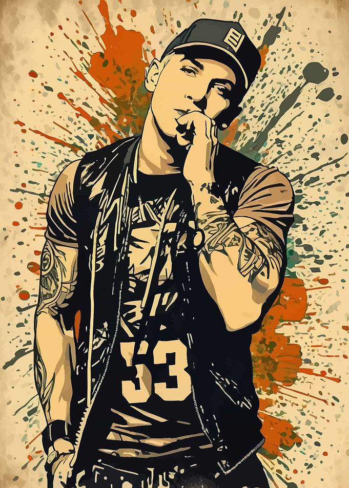 Eminem Pop Art Portrait