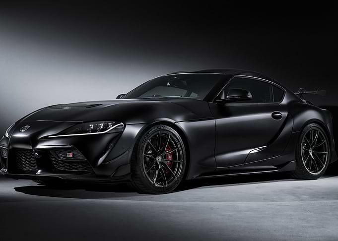 Black Toyota Supra