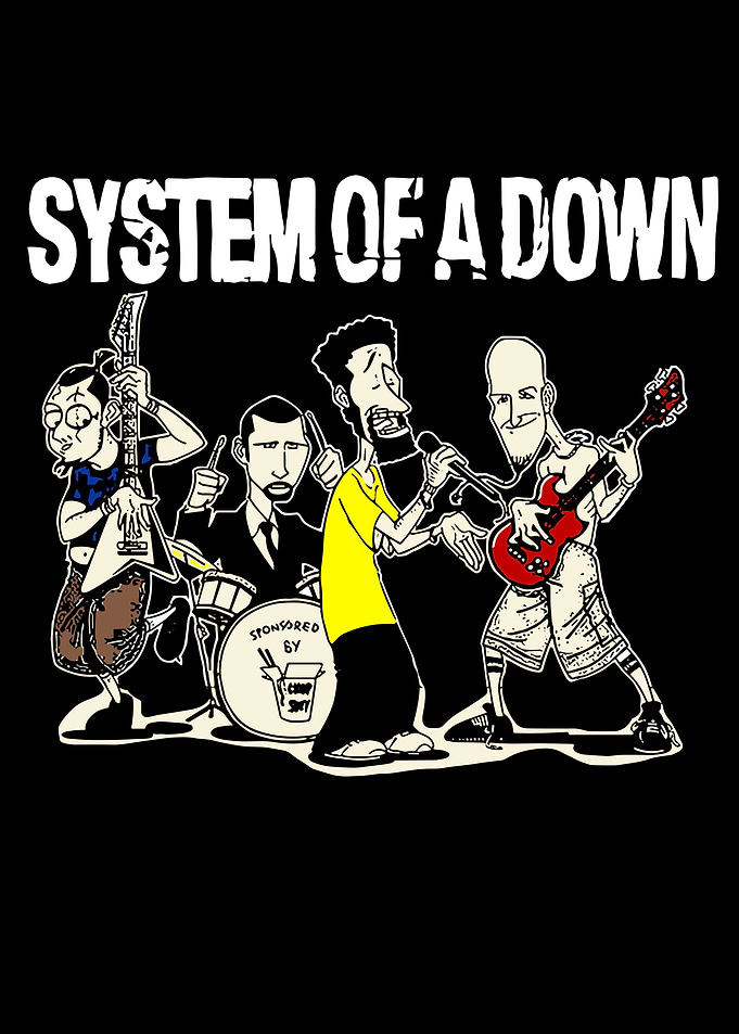 System of a Down Band Cartoon