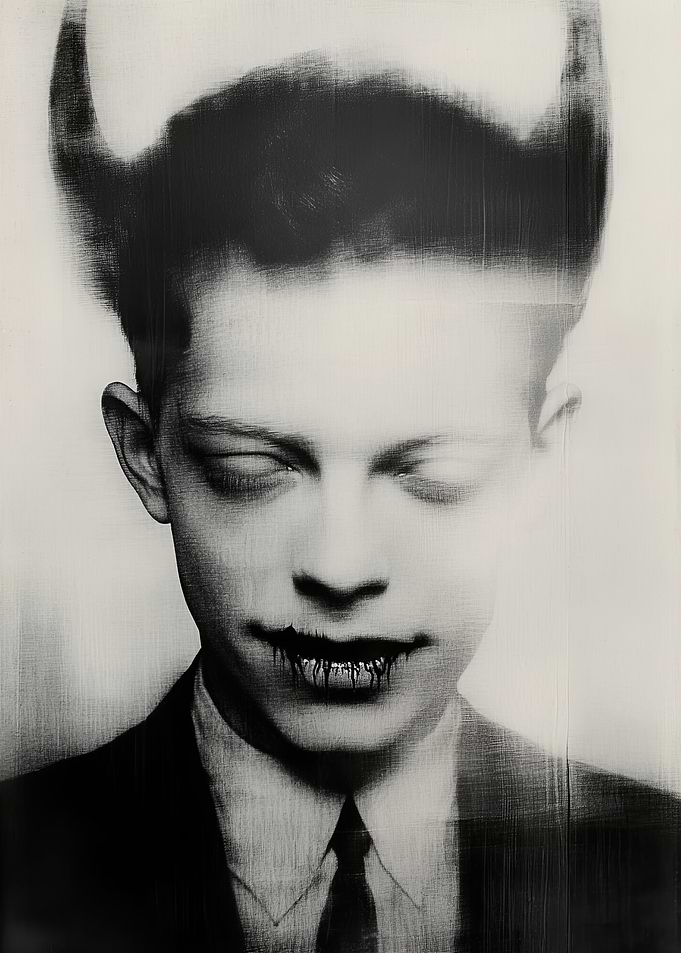 Devilish Boy Portrait