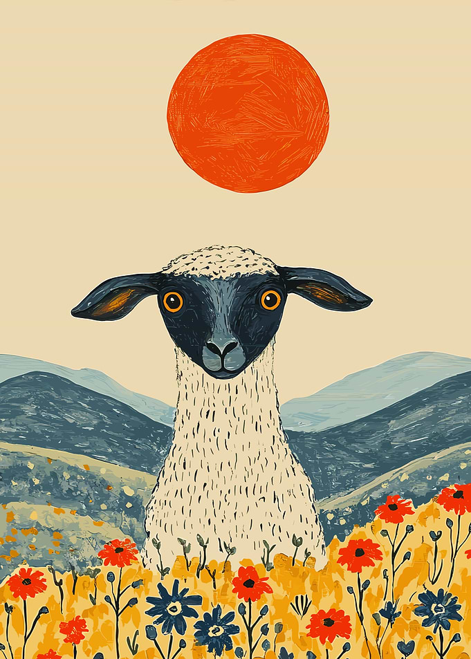 Sheep in a Field