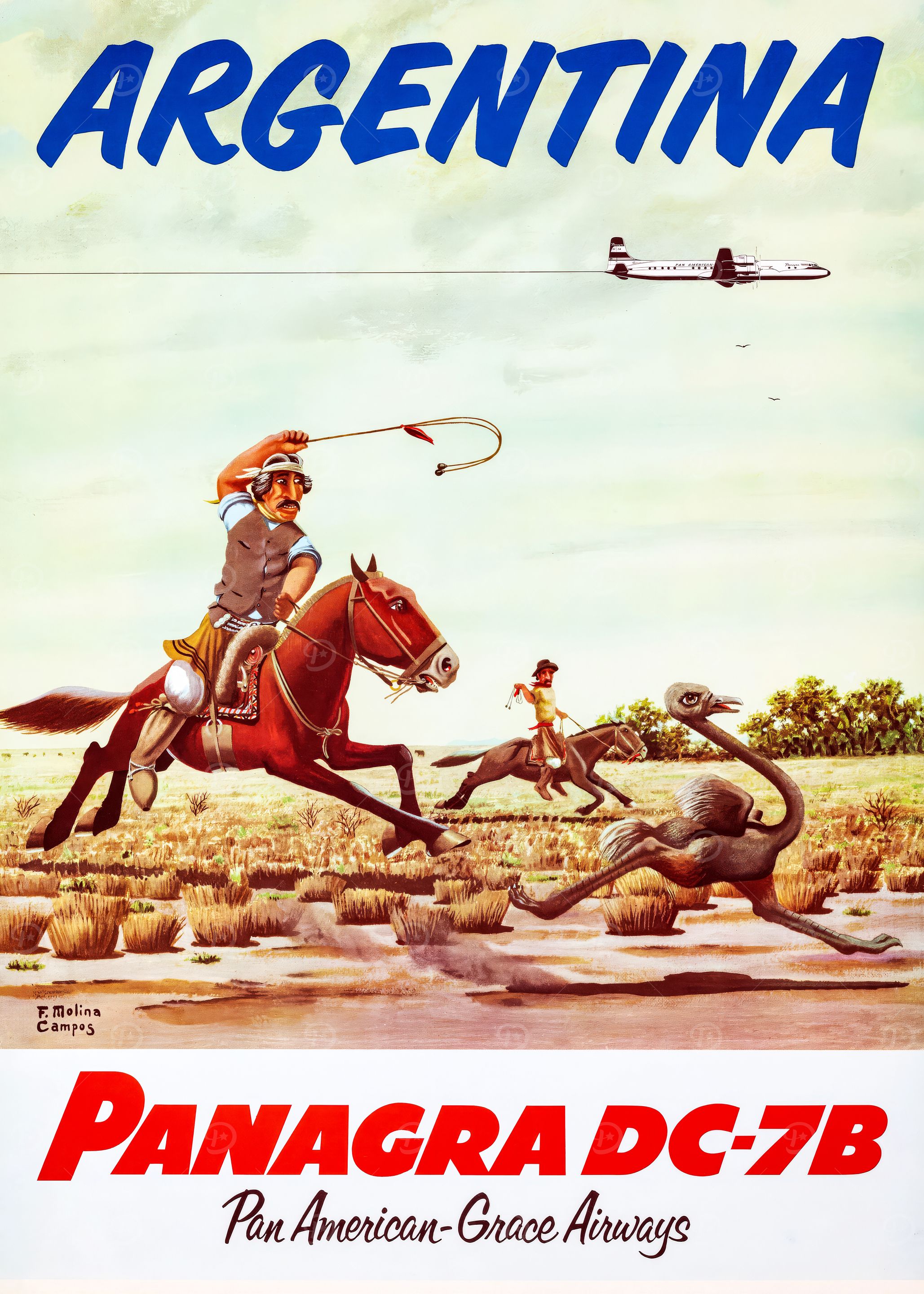 Argentina Travel Poster