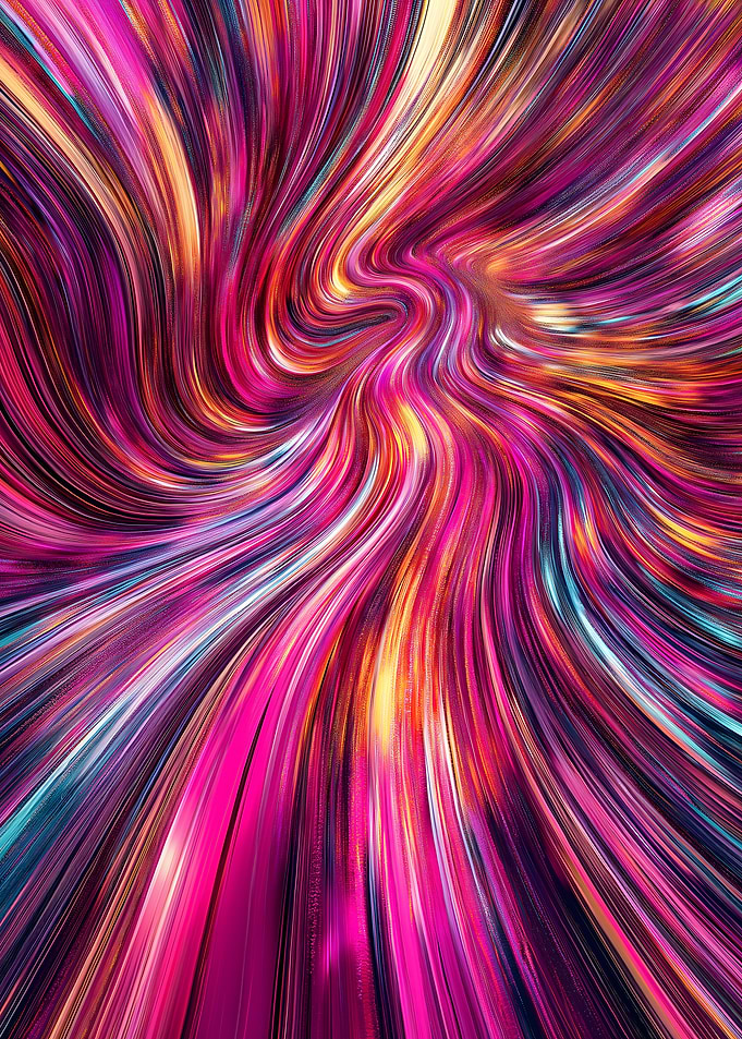 Abstract Swirling Lines