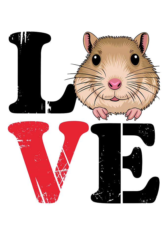 Love Gerbil Graphic