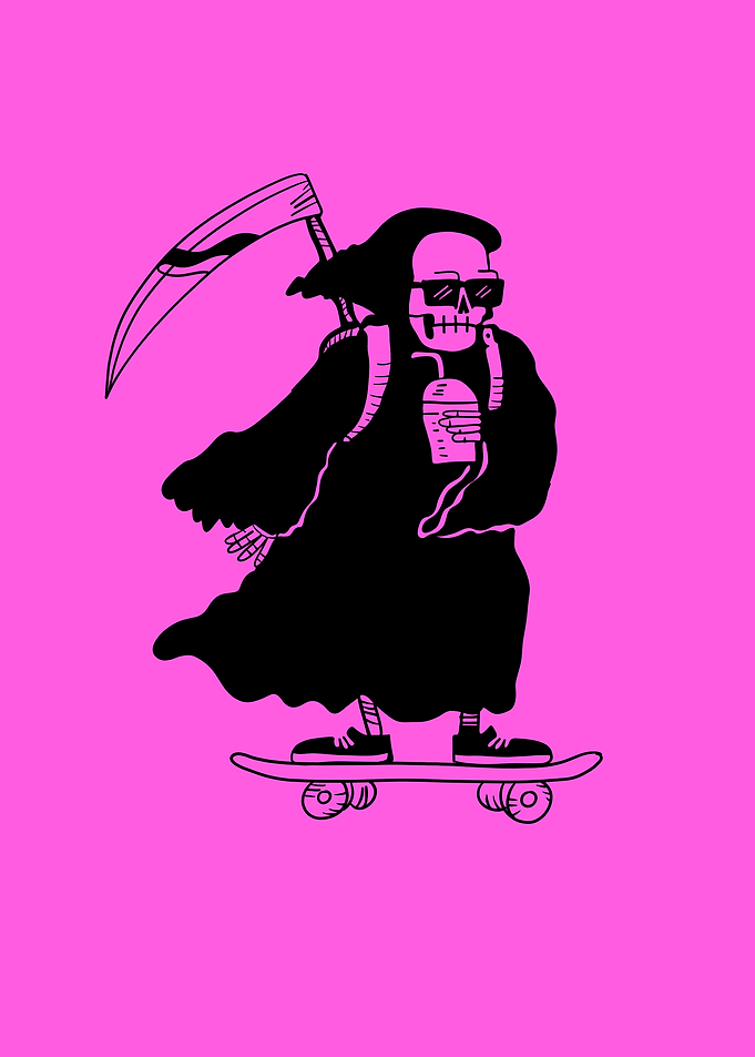 Grim Reaper Skateboarding