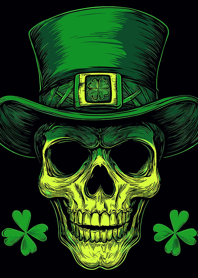 Green Skull Leprechaun