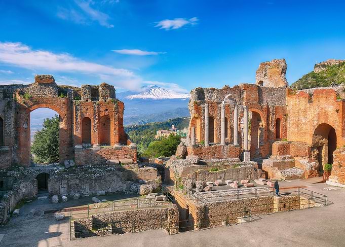 ancient Greek Theater Ruins