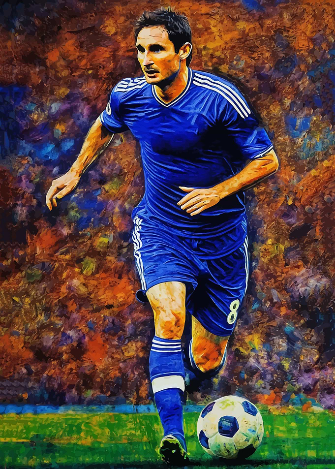 Frank Lampard Football Painting