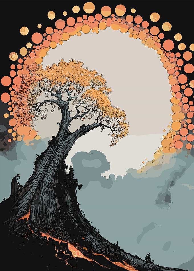 Tree of Life with Lava