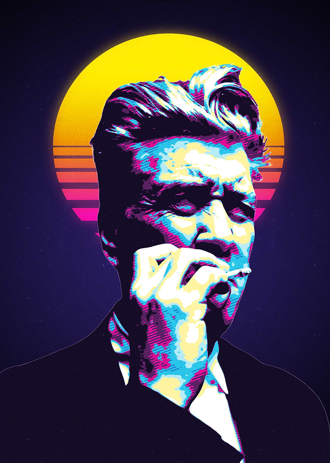 David Bowie Retro Art