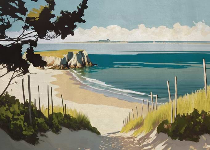 Coastal Landscape Painting