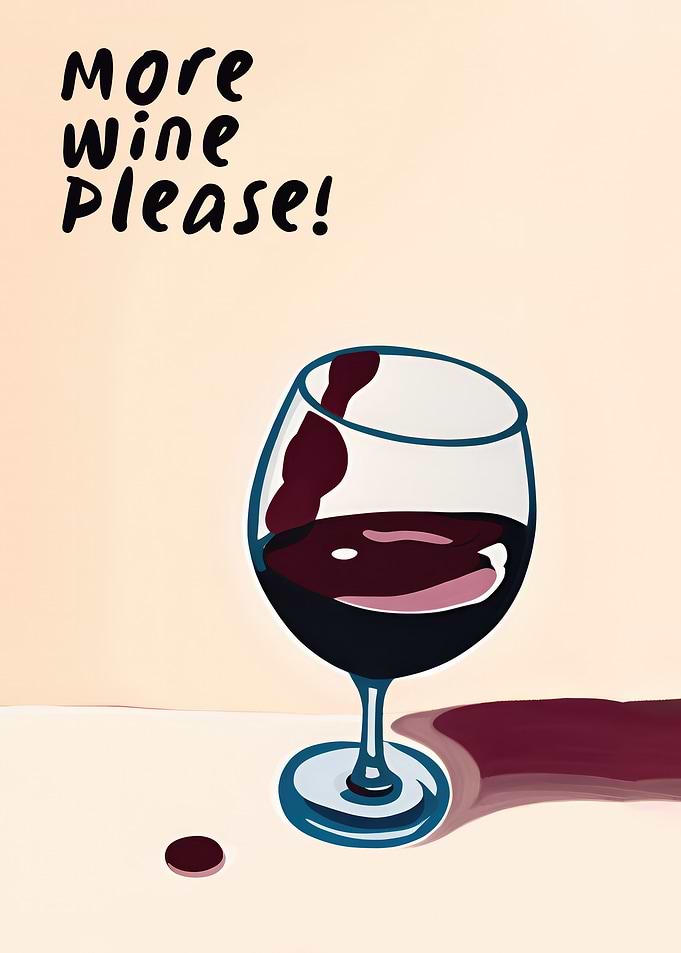 Wine Glass Illustration