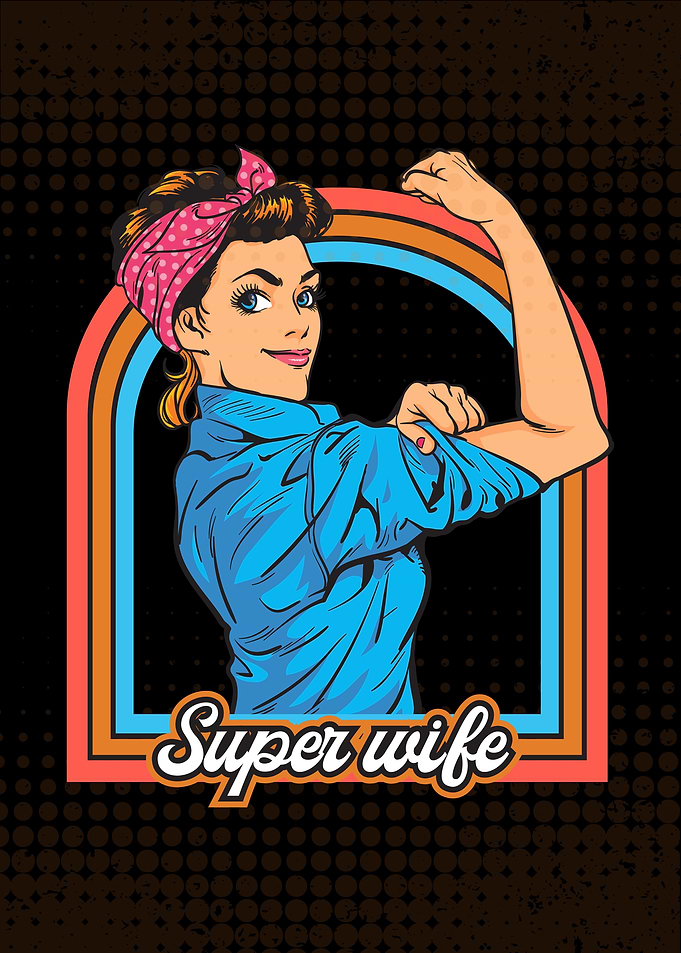 Super Wife Pop Art