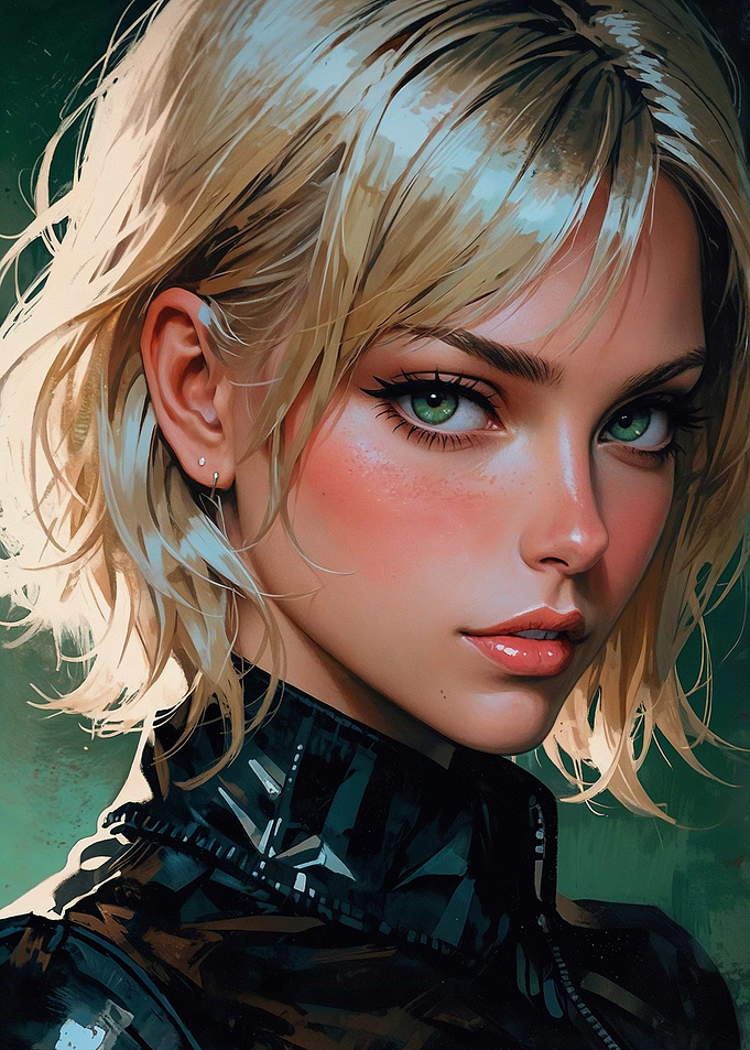 Anime Girl Portrait - Livia