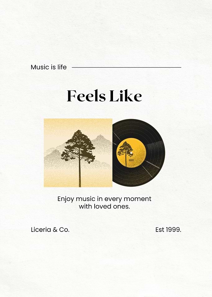 Music Feels Like Vinyl Record