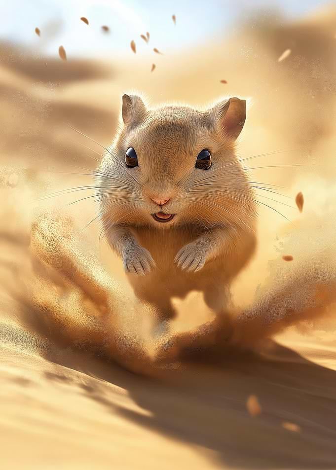 Cute Desert Gerbil