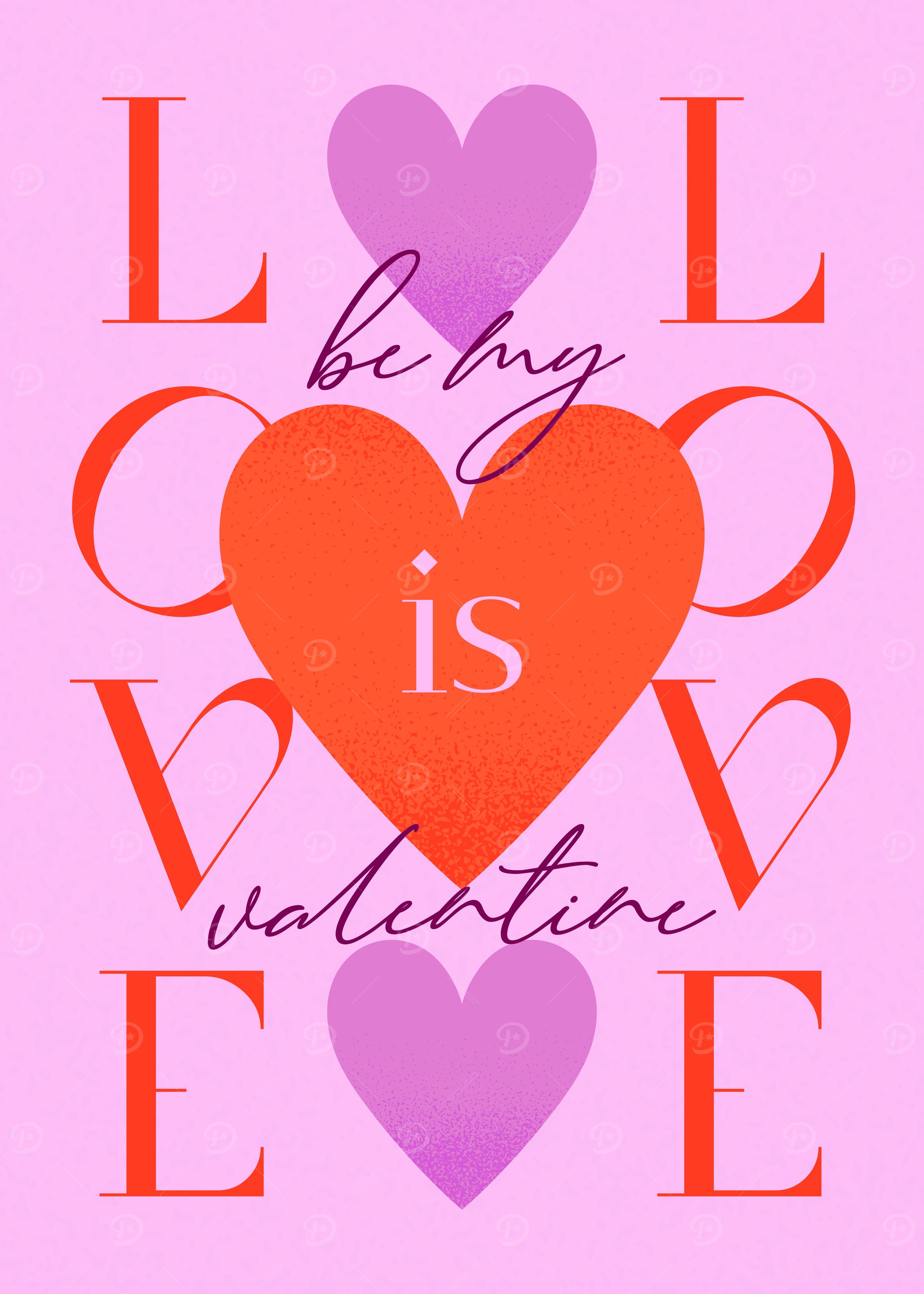 Love is Love Valentines Day Poster