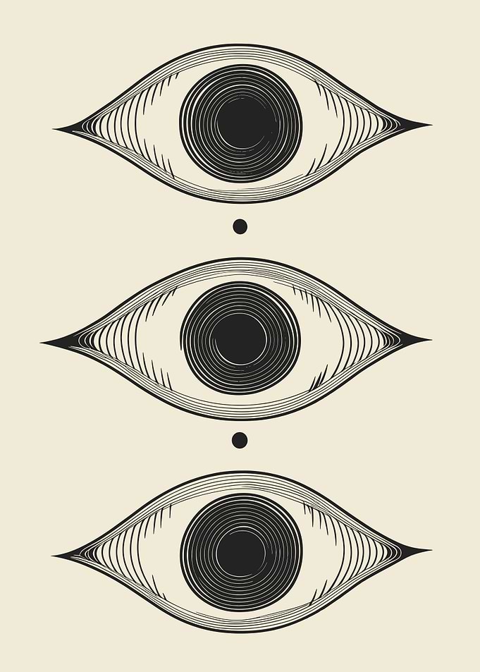 Three All-Seeing Eyes
