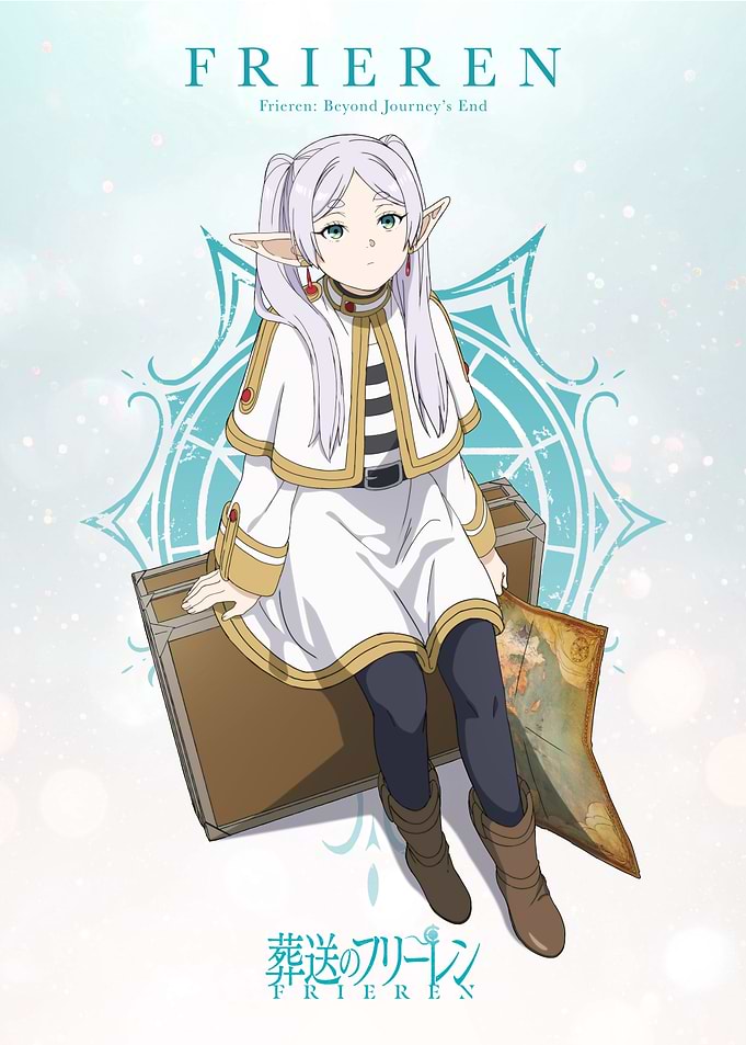 Frieren on the suitcase